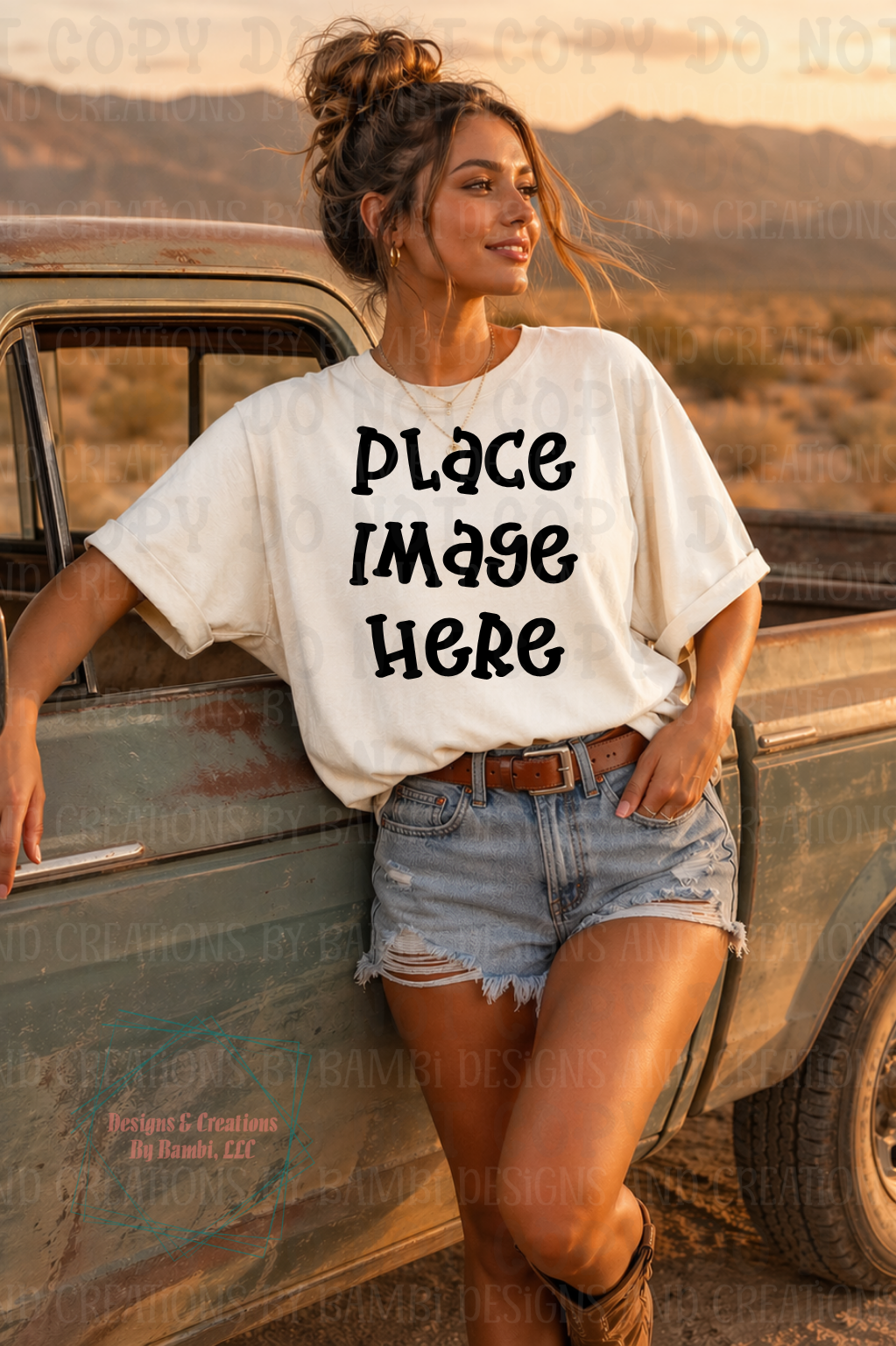Boutique Themed Outdoor Lifestyle Scene Gildan Apparel Mock Ups