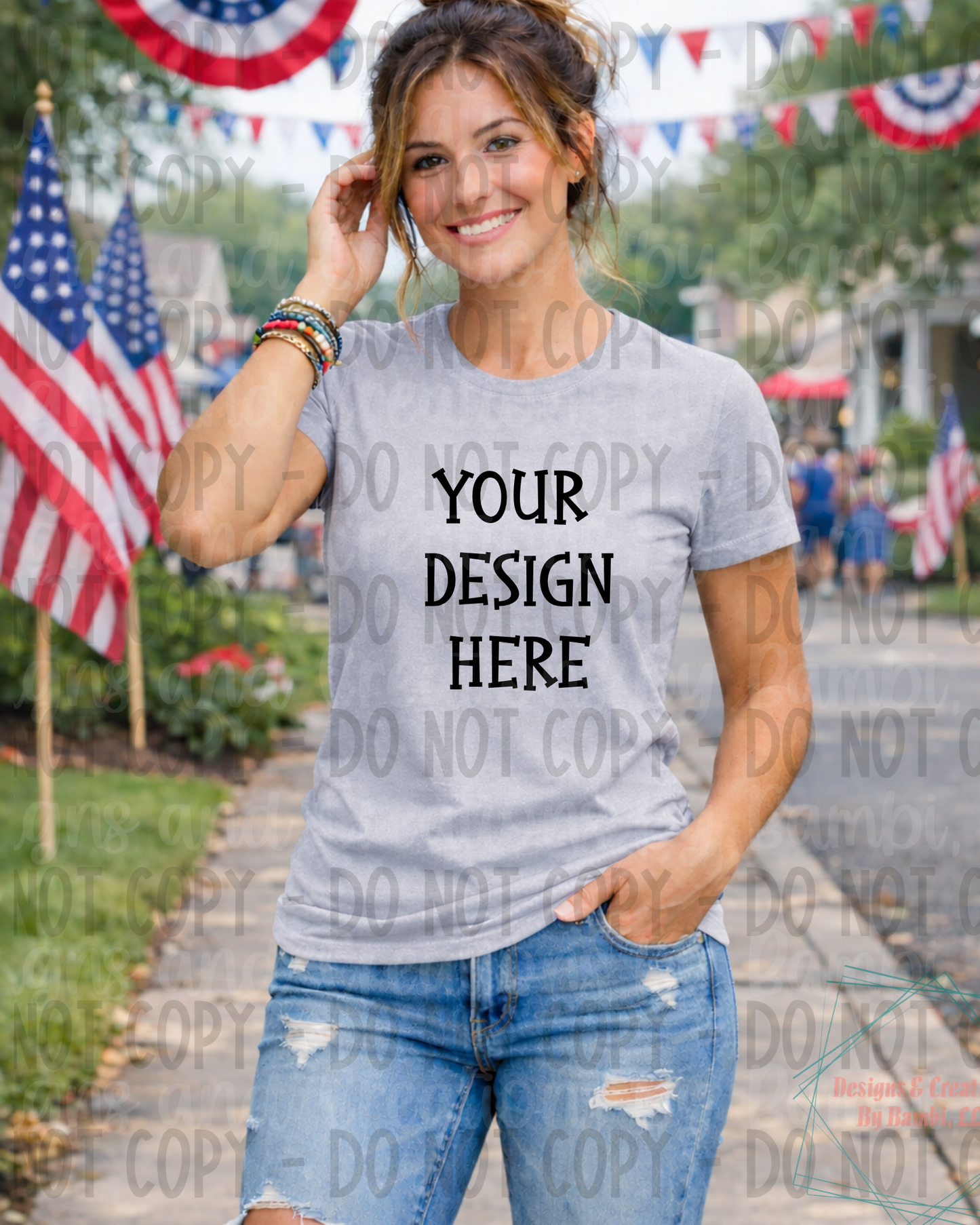 Patriotic- 4th of July Gildan Apparel Mock Ups