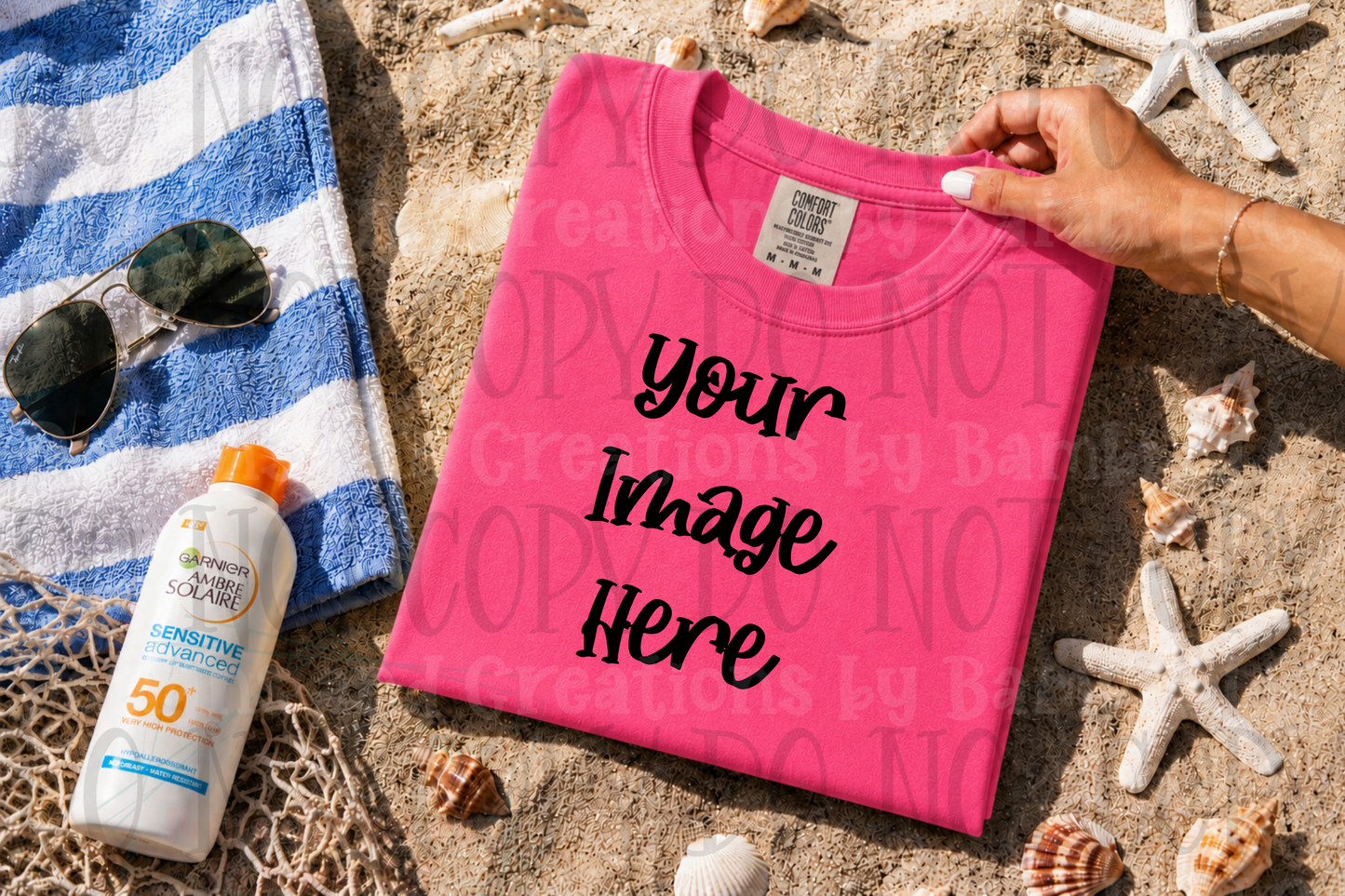 Summer Beach-Lake Apparel Mock Ups (Various Brands)