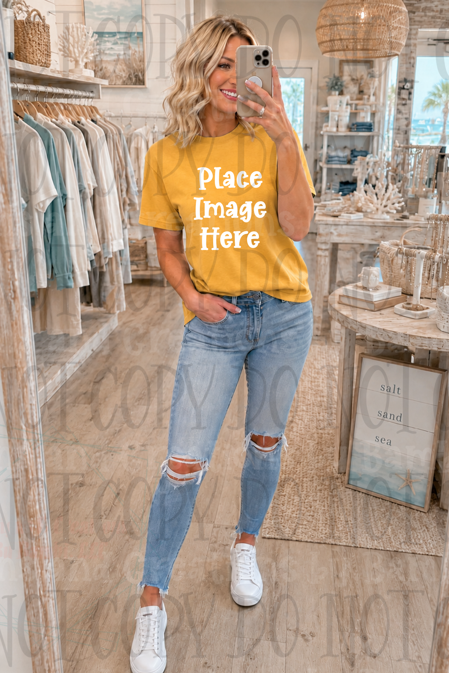 Variety of Boutique Style Shop Adult and Children Apparel Mock Ups (Various Brands)