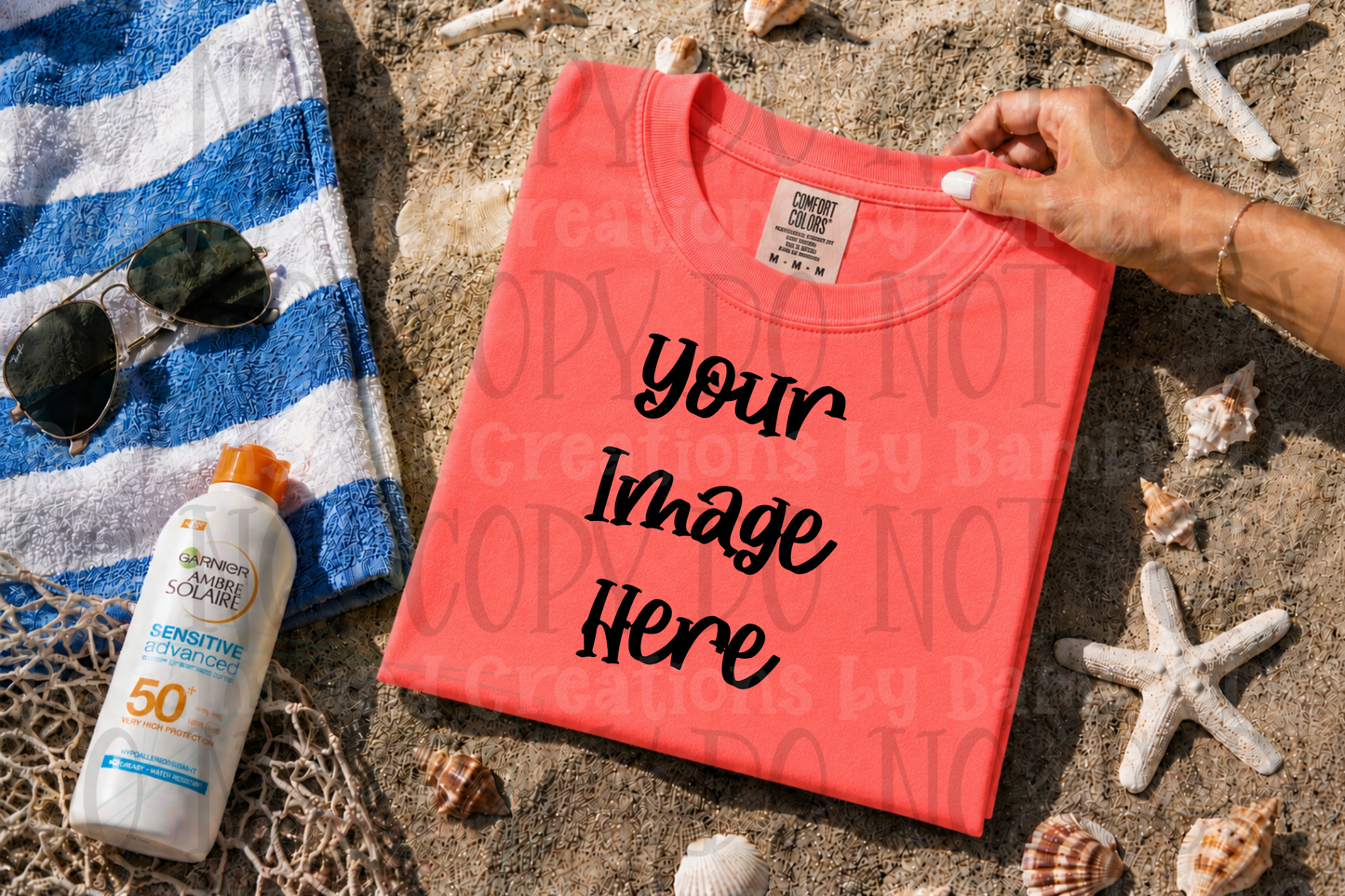 Summer Beach-Lake Apparel Mock Ups (Various Brands)