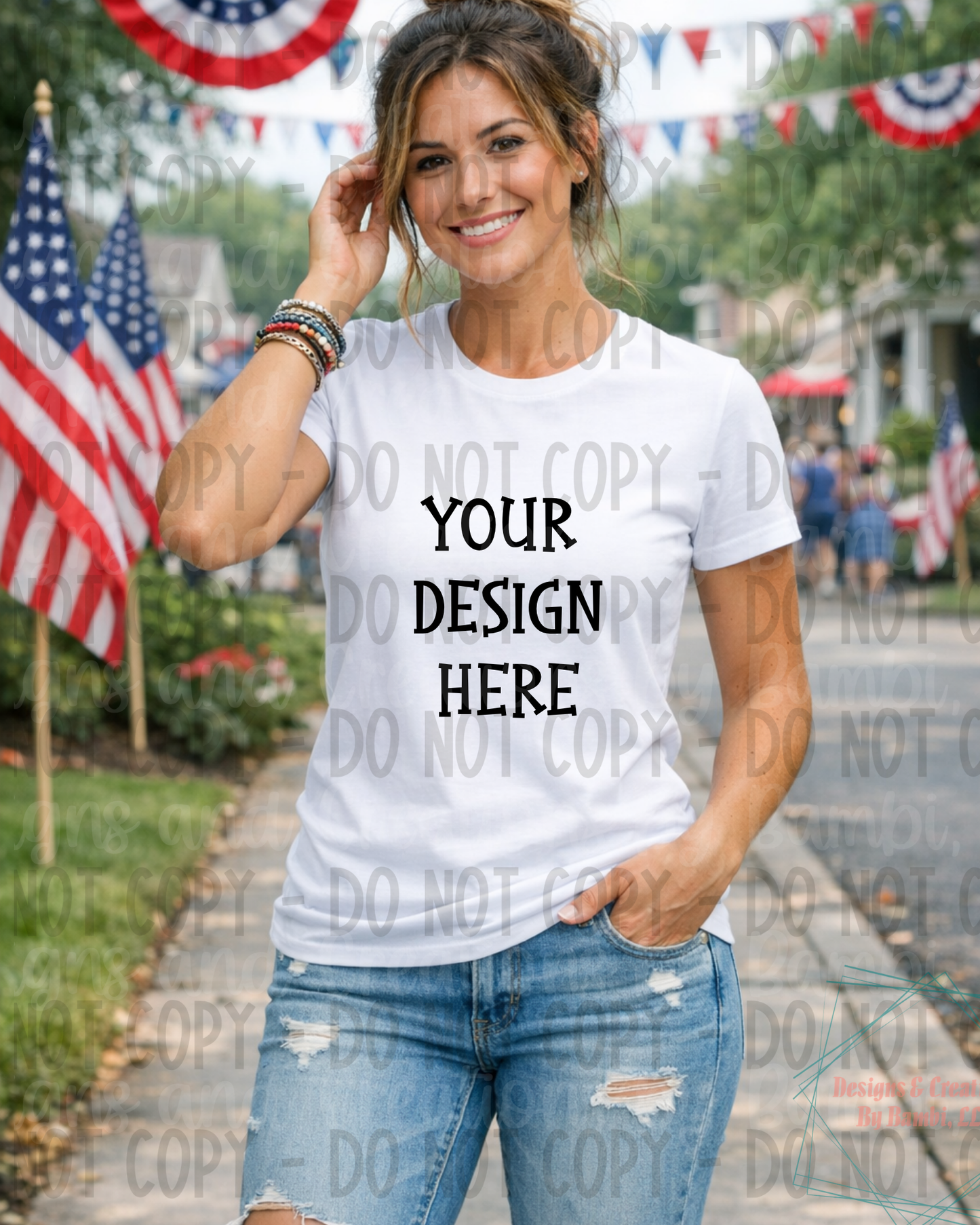 Patriotic- 4th of July Gildan Apparel Mock Ups