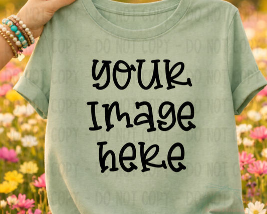 Spring-Summer Themed Gildan Apparel Mock Ups