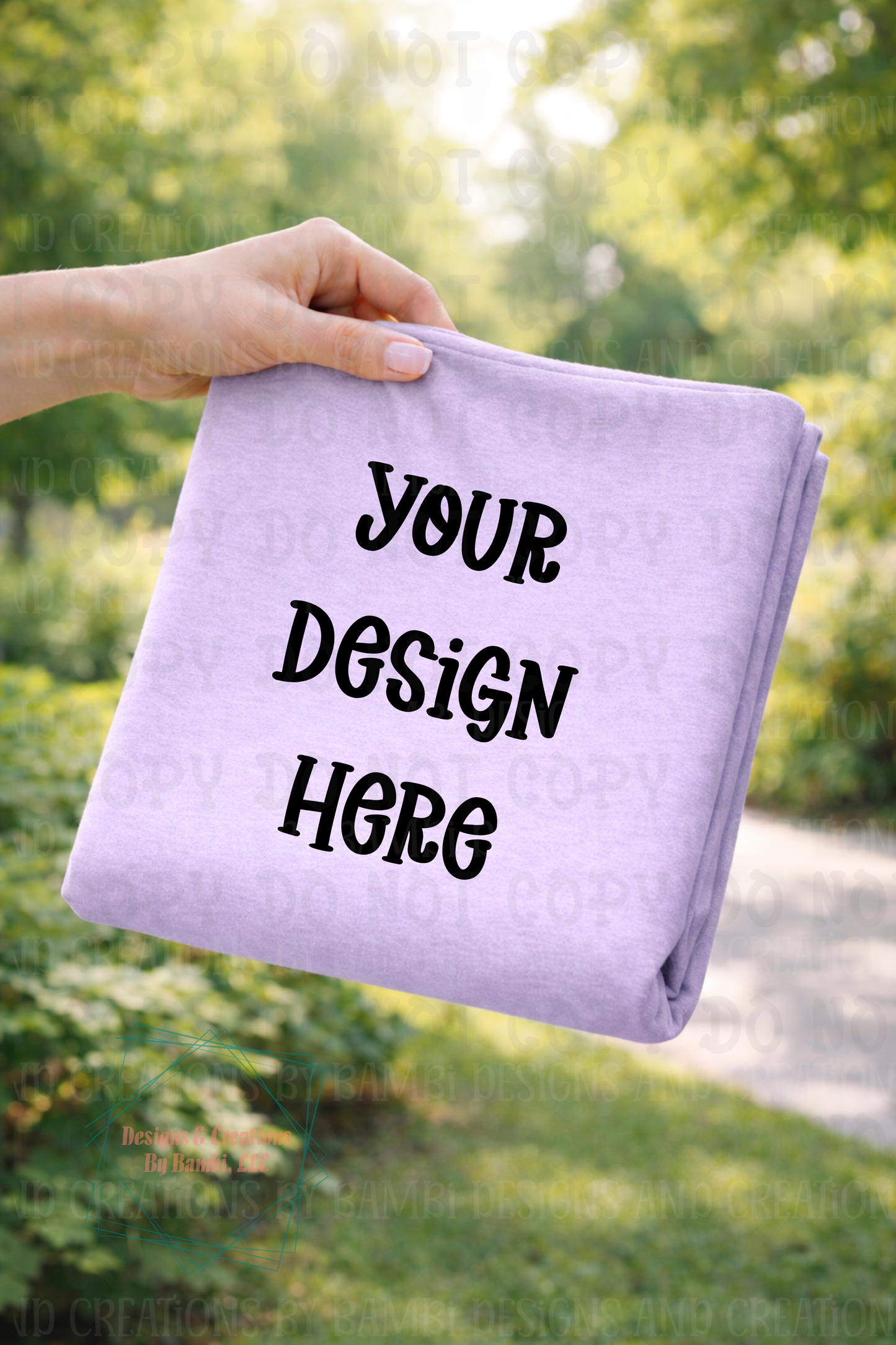 Outdoor Folded Tshirt Apparel Mock Ups