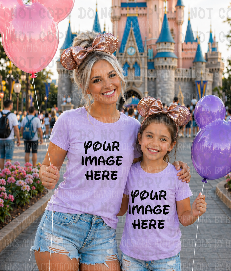 All Disney Theme Park Apparel Mock Ups