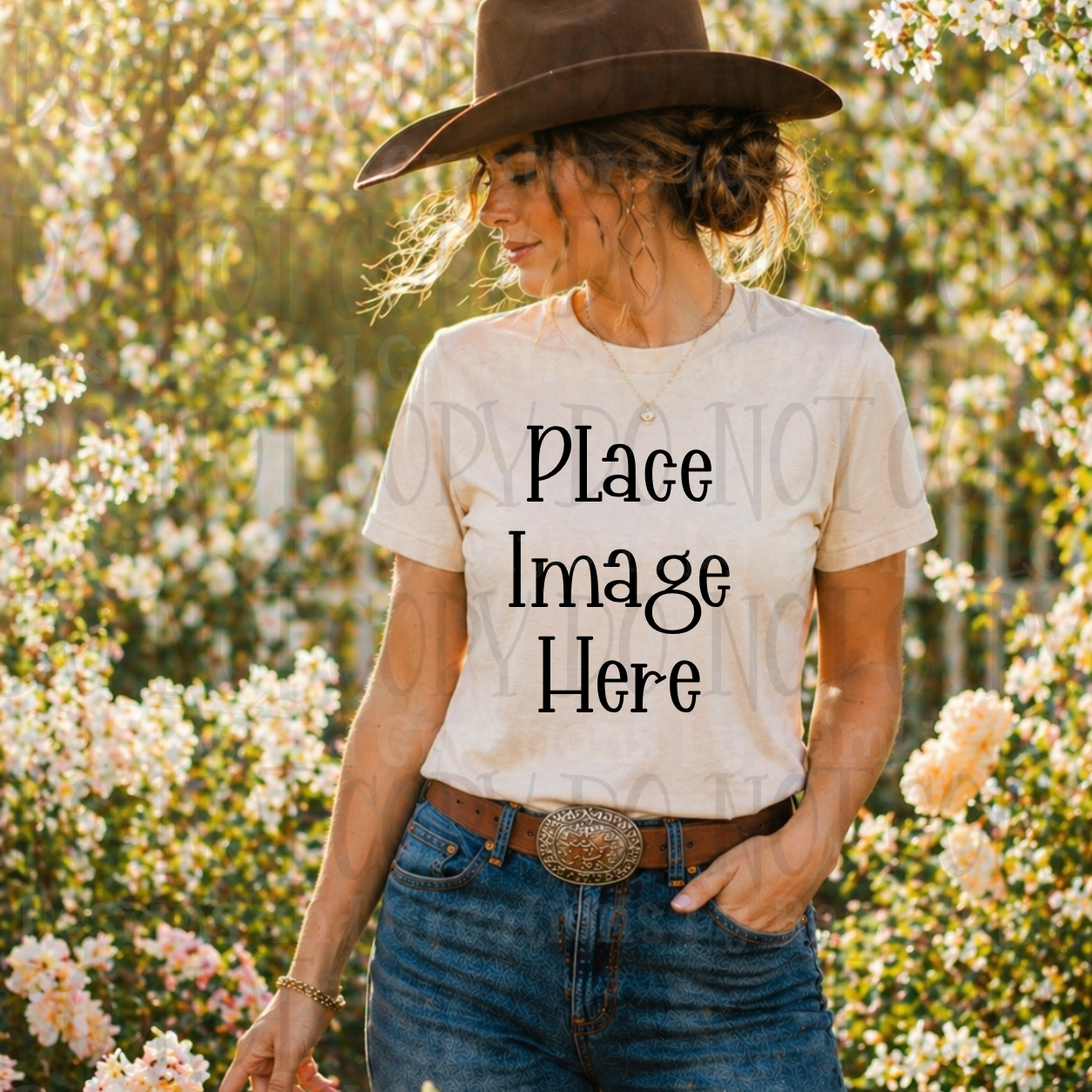 Faith Based Western Style Apparel Mock Ups (Gildan Brand)