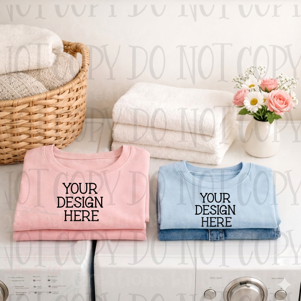 Mommy and Me Boutique Themed Apparel Mock Ups