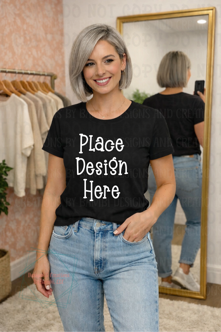 Boutique Themed Indoor Lifestyle Gildan Apparel Mock Ups