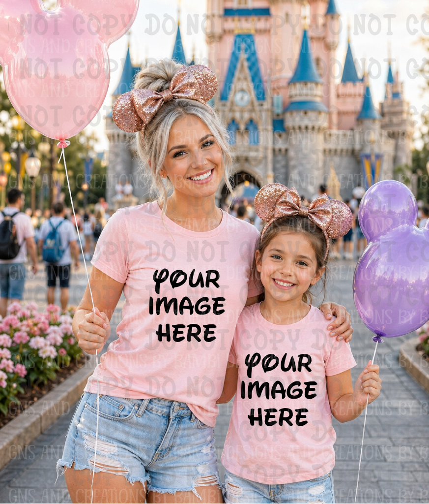 All Disney Theme Park Apparel Mock Ups