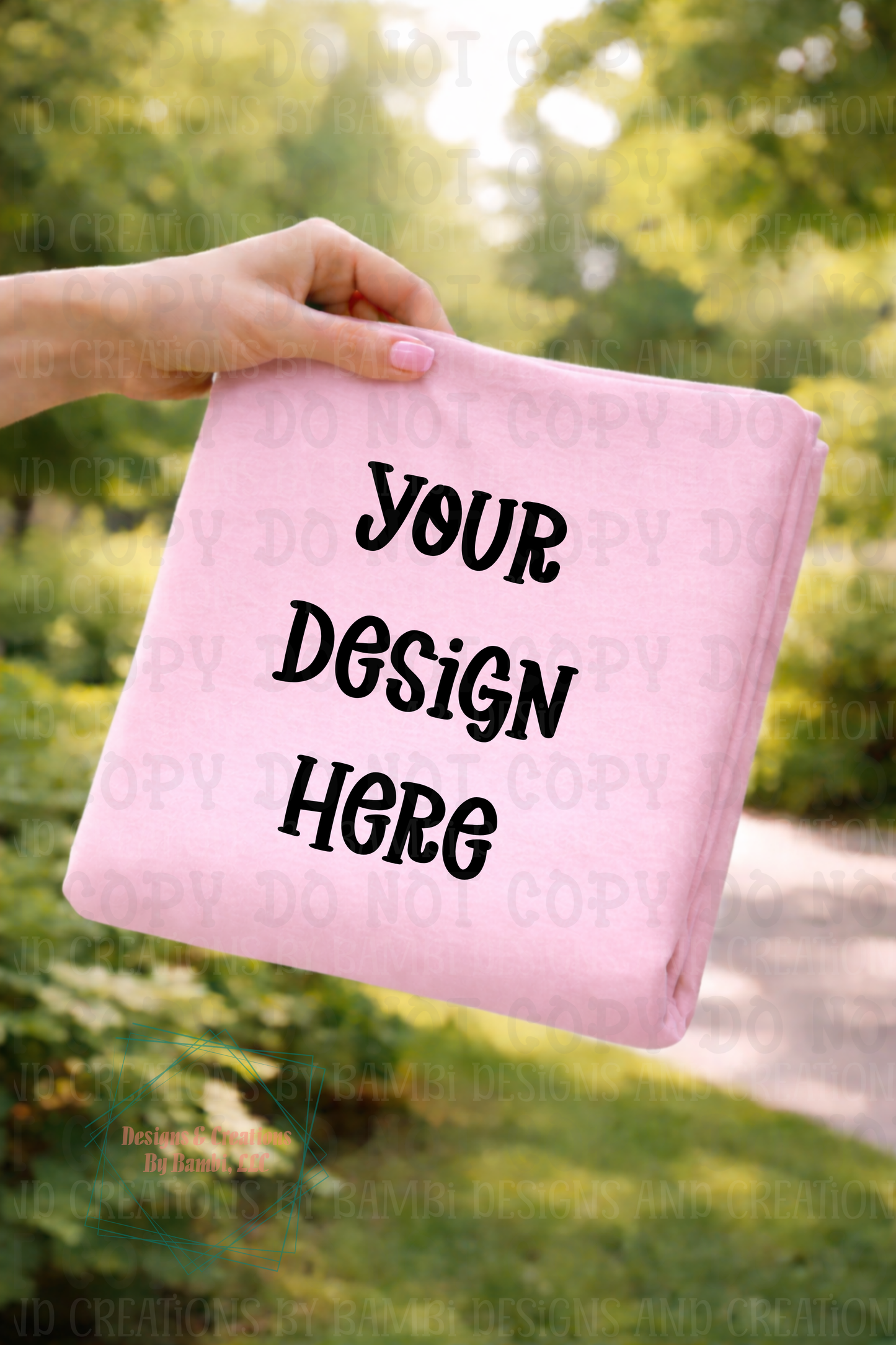 Outdoor Folded Tshirt Apparel Mock Ups