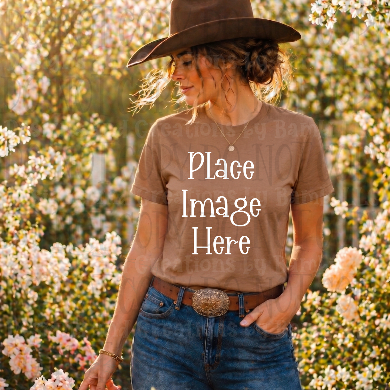 Faith Based Western Style Apparel Mock Ups (Gildan Brand)
