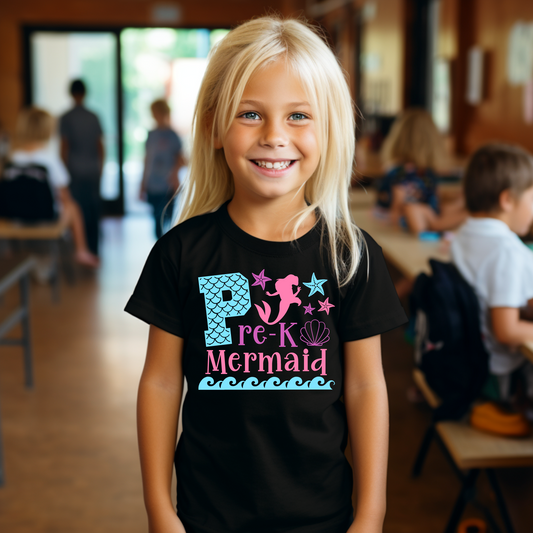 Pre K Mermaid Completed Shirt- Kid