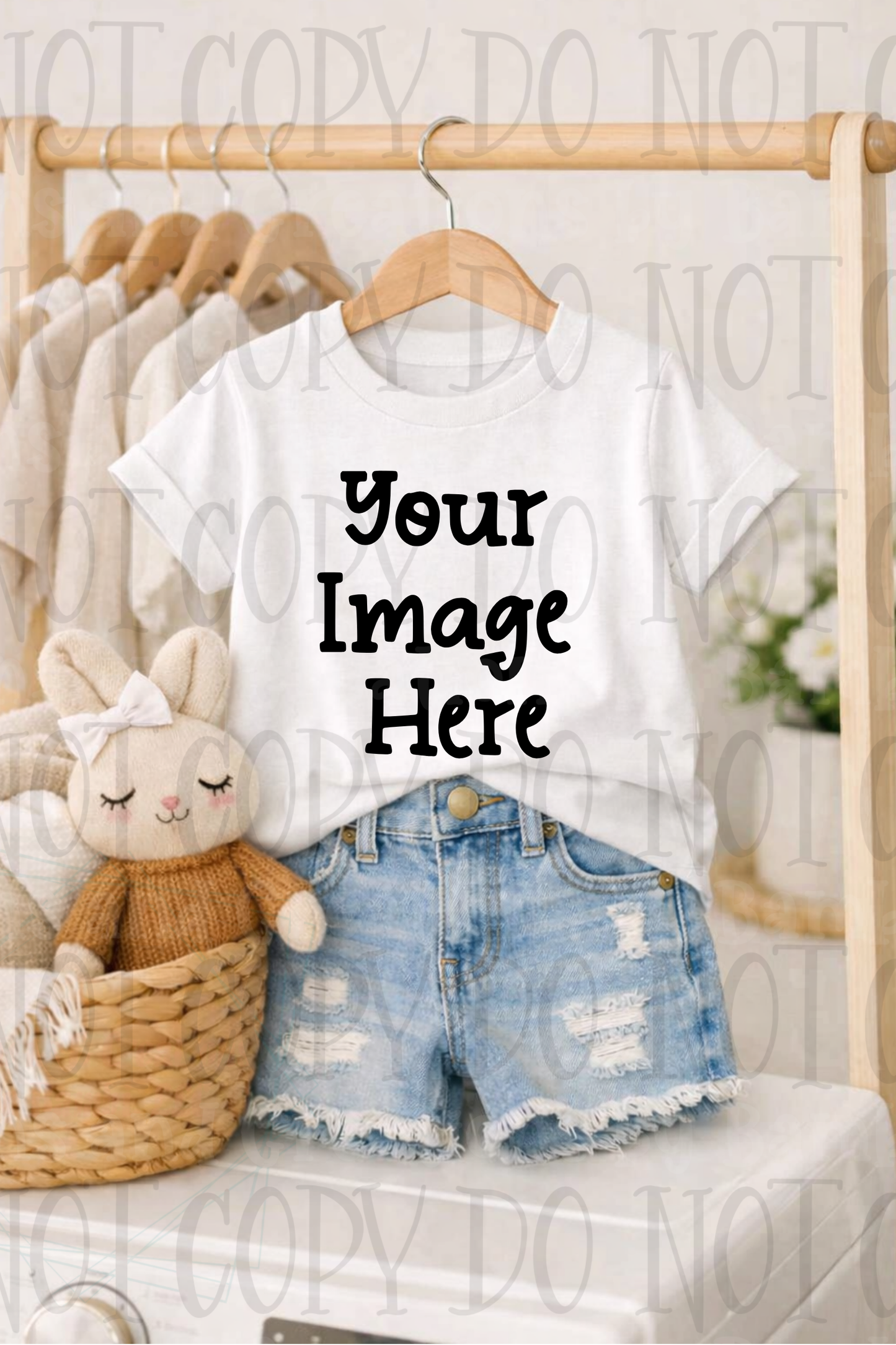 Little Girl Boutique Style Apparel Mock Ups (Gildan Brand)