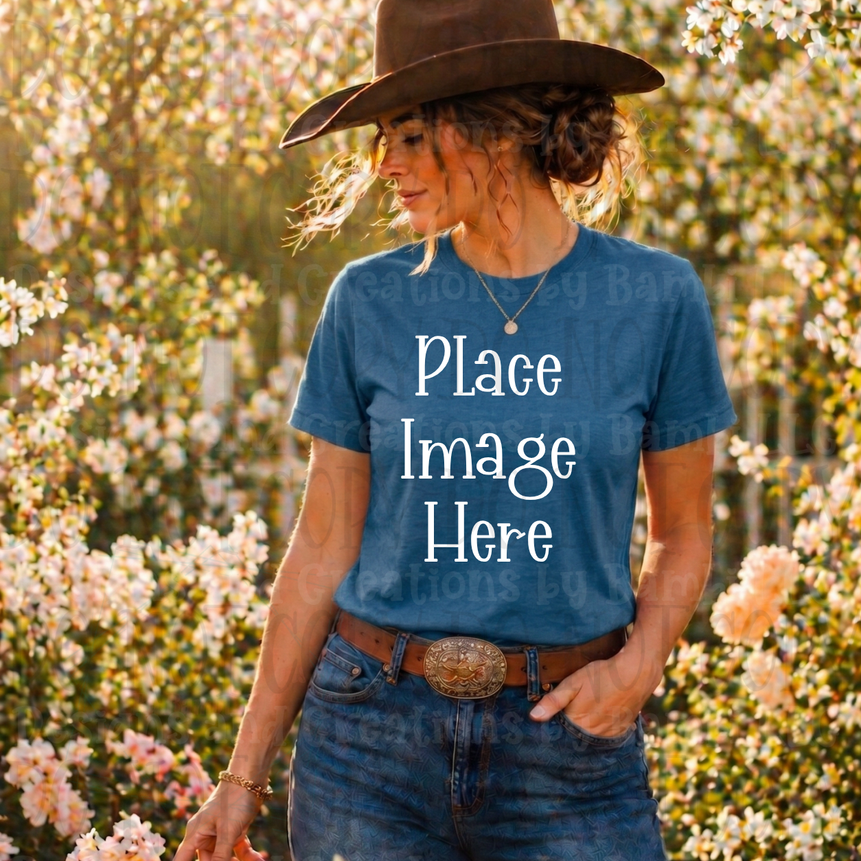 Faith Based Western Style Apparel Mock Ups (Gildan Brand)