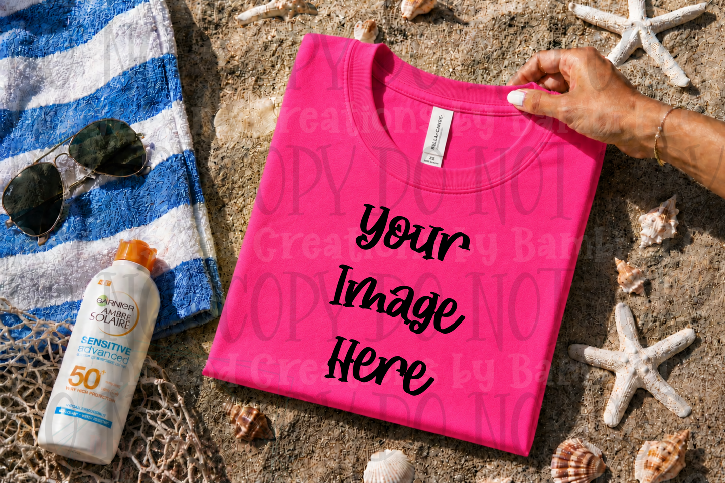 Summer Beach-Lake Apparel Mock Ups (Various Brands)