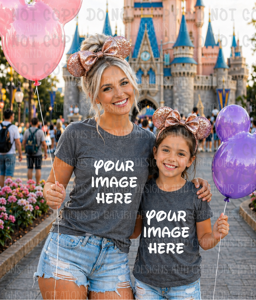 All Disney Theme Park Apparel Mock Ups