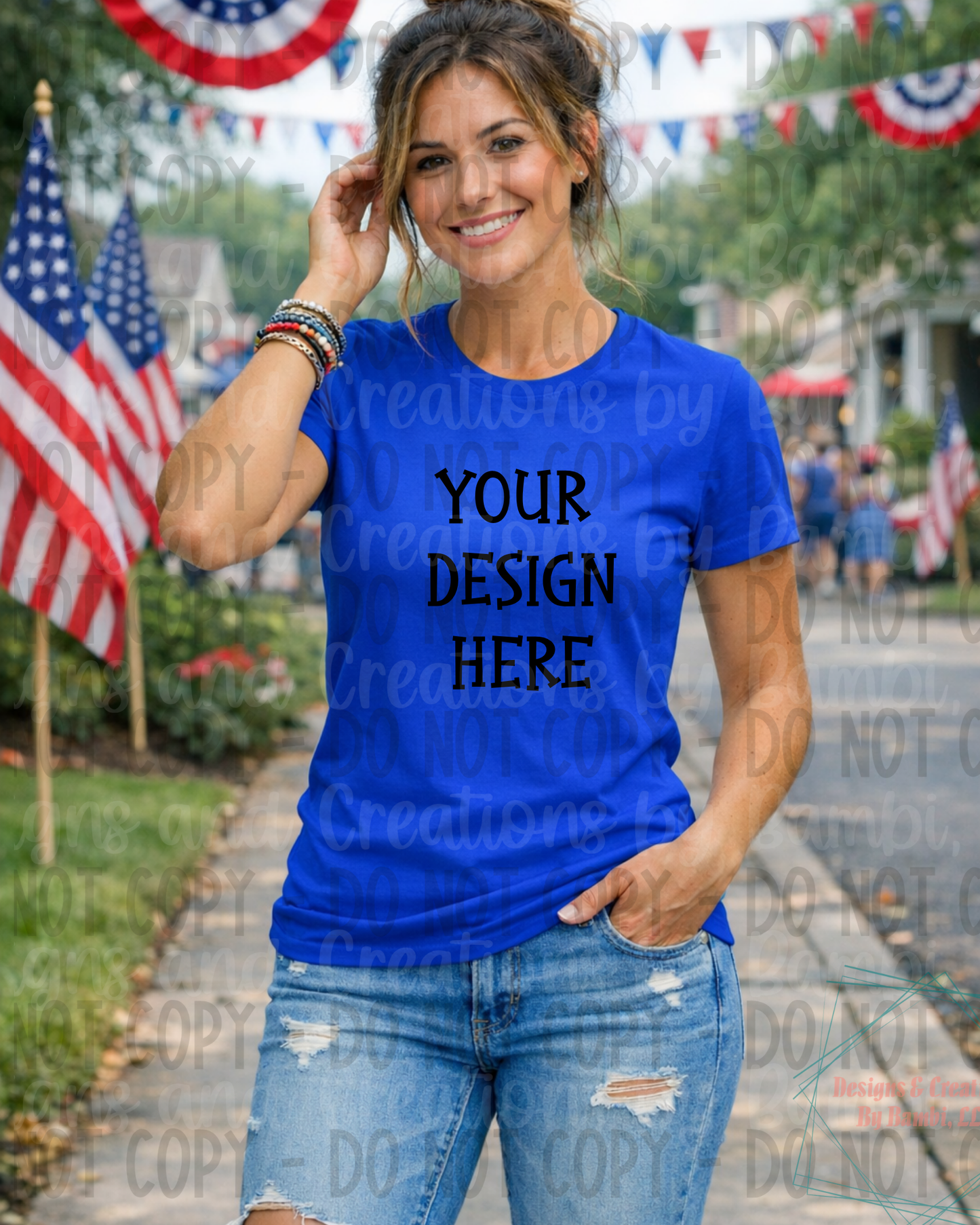Patriotic- 4th of July Gildan Apparel Mock Ups
