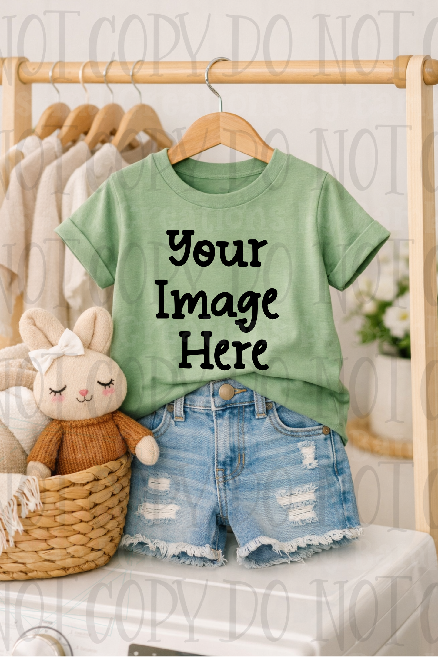 Little Girl Boutique Style Apparel Mock Ups (Gildan Brand)