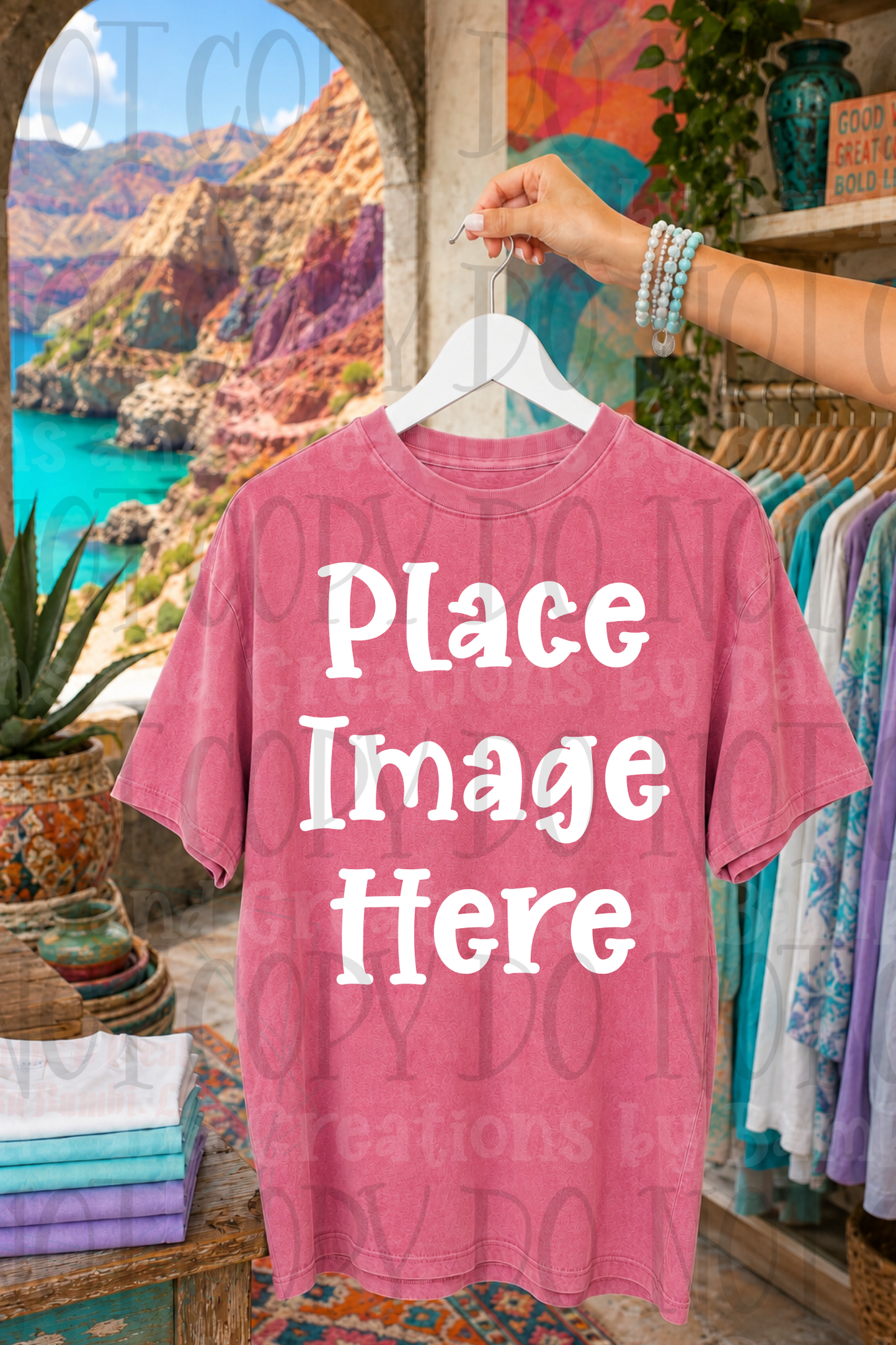 Variety of Boutique Style Shop Adult and Children Apparel Mock Ups (Various Brands)