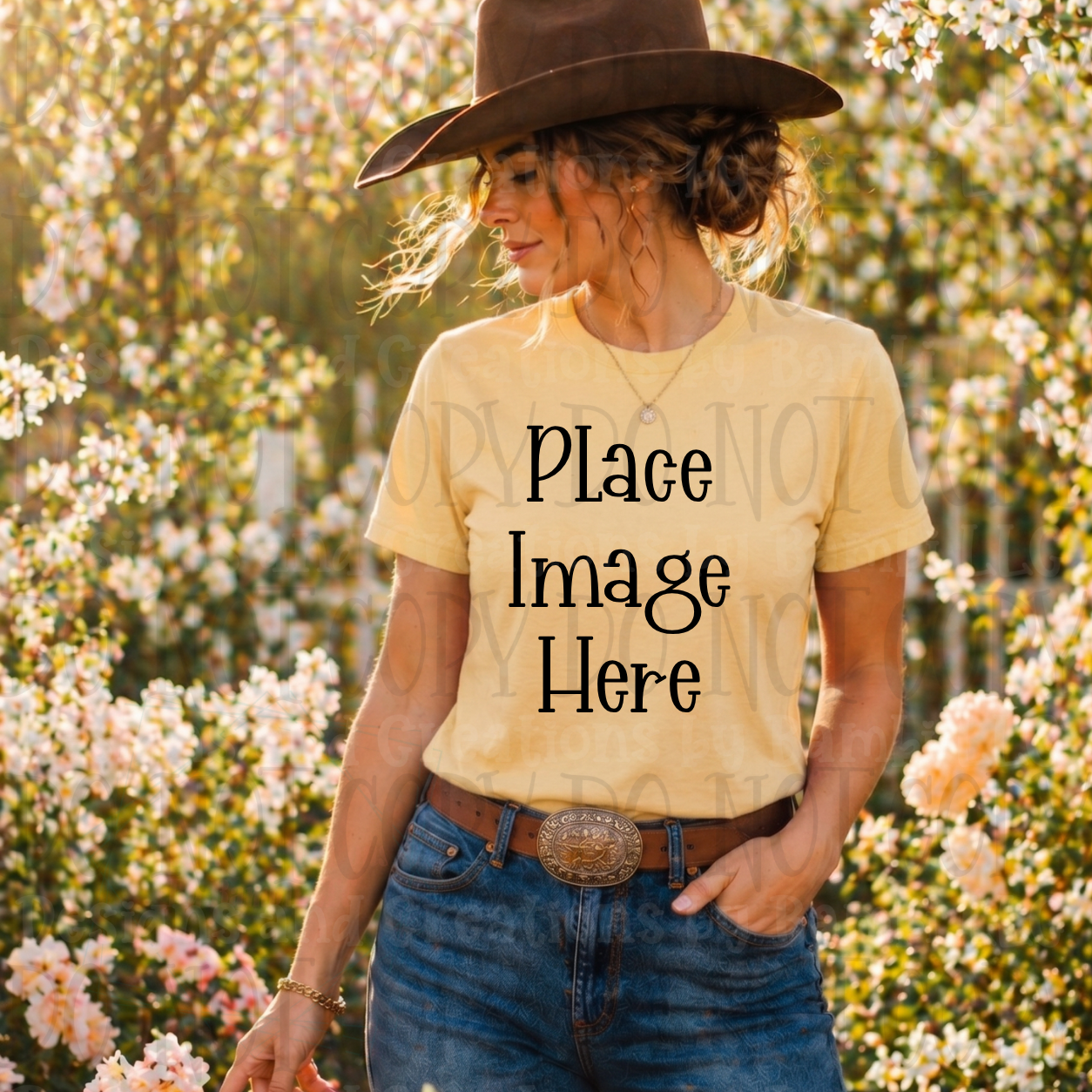Faith Based Western Style Apparel Mock Ups (Gildan Brand)