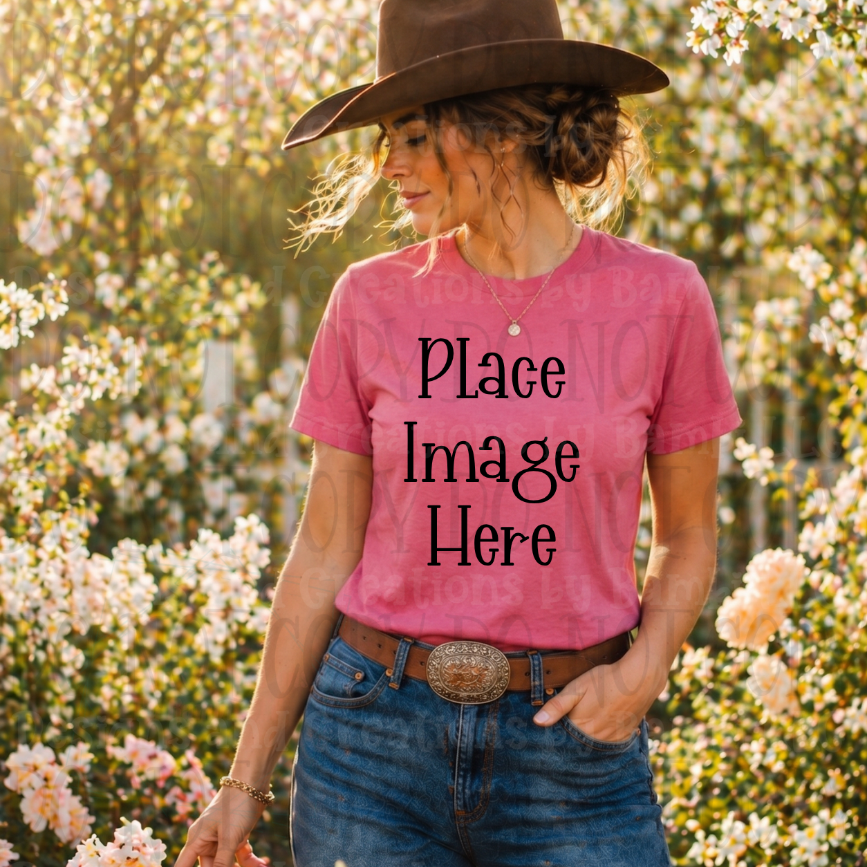 Faith Based Western Style Apparel Mock Ups (Gildan Brand)
