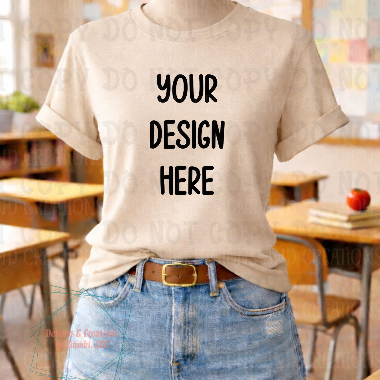 Classroom Boutique Tshirt Apparel Mock Ups