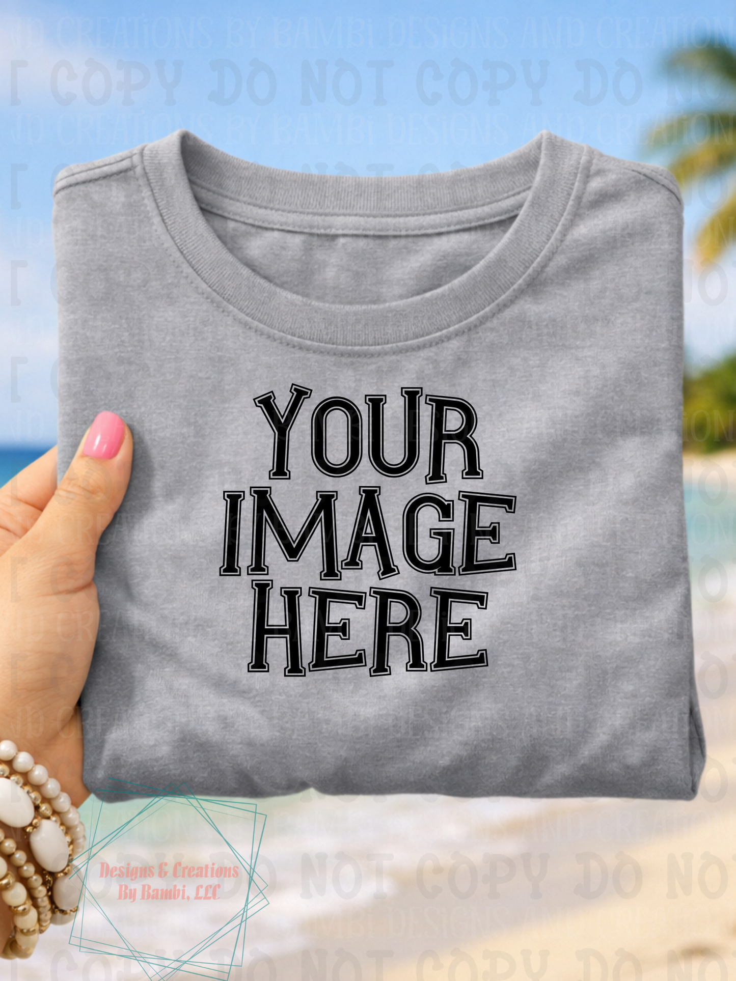 Beach-Cruise Gildan Apparel Mock Ups