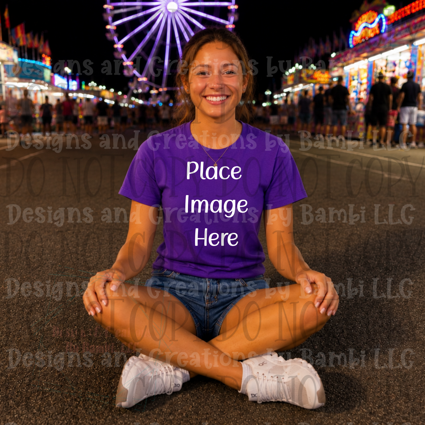 State Fair and Amusement Park Themed Apparel Mock Ups (Variety of Brands)