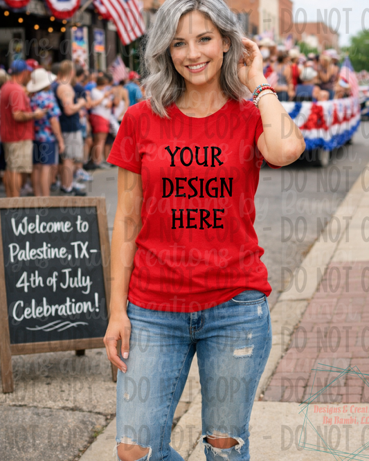 Patriotic- 4th of July Gildan Apparel Mock Ups