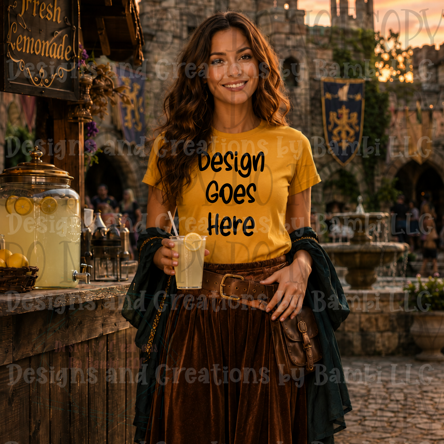 Renaissance Scene Apparel Mock Ups (Gildan Brand Only)