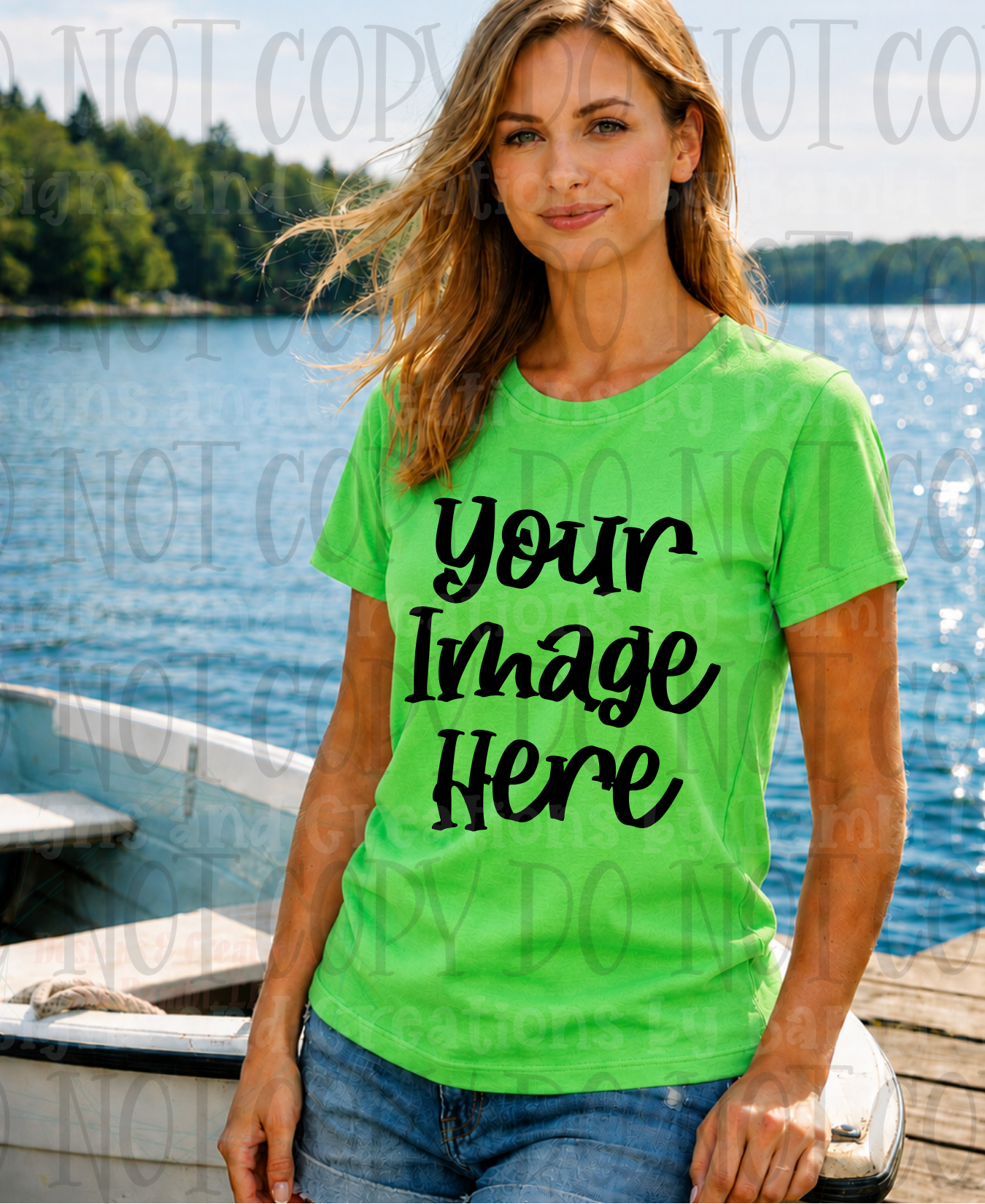 Summer Beach-Lake Apparel Mock Ups (Various Brands)
