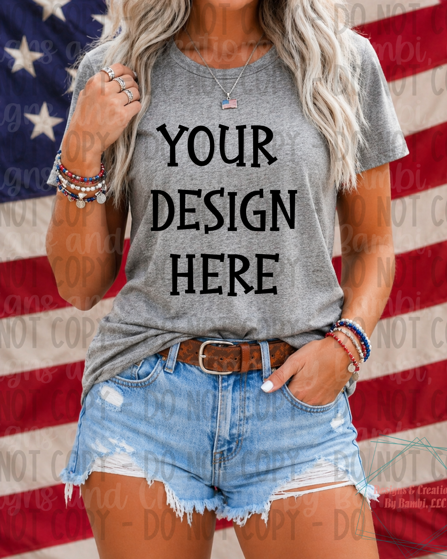 Patriotic- 4th of July Gildan Apparel Mock Ups