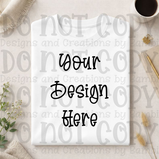 Minimalist Folded Tshirt Apparel Mock Ups