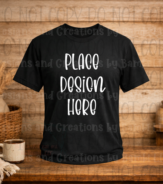 Variety of Boho Style Apparel Mock Ups (Bella Canvas and Gildan Brands)