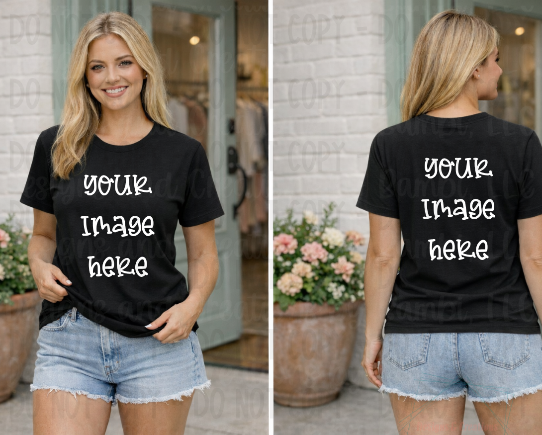 Spring-Summer Themed Gildan Apparel Mock Ups