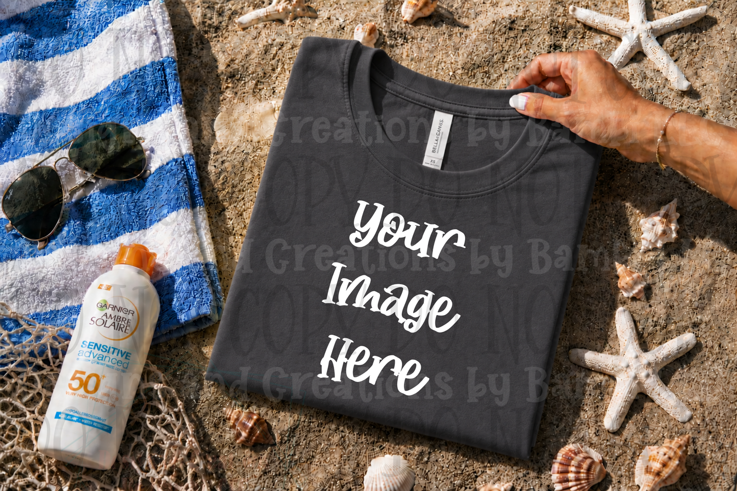 Summer Beach-Lake Apparel Mock Ups (Various Brands)