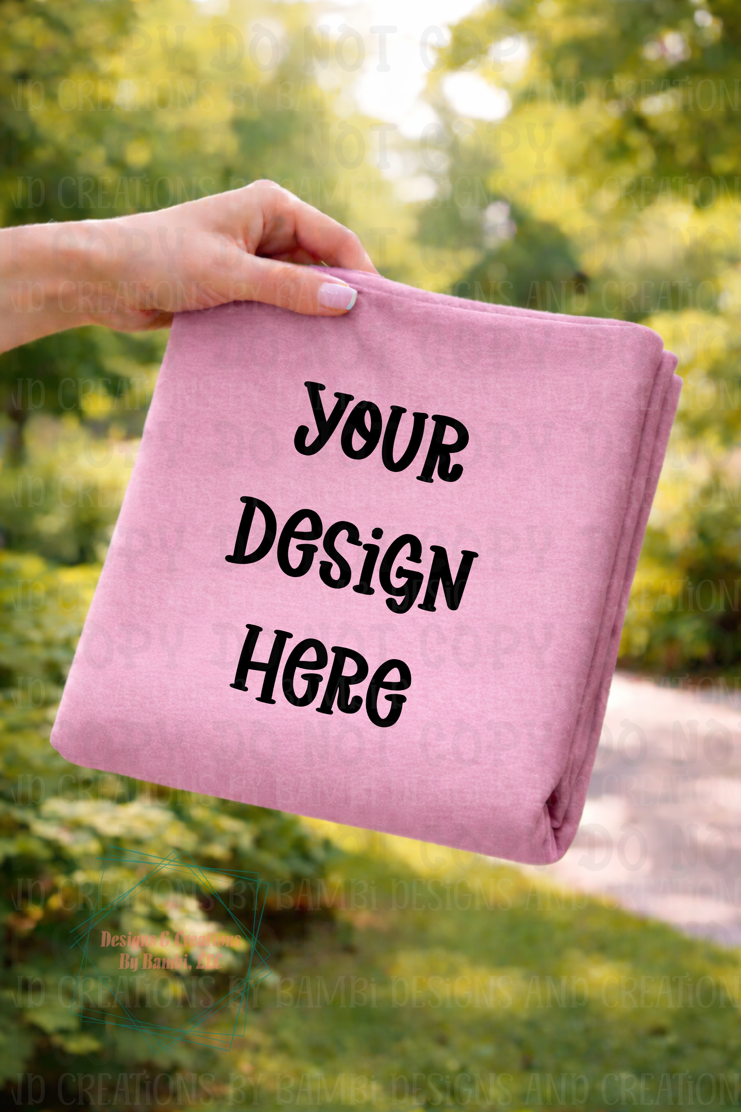 Outdoor Folded Tshirt Apparel Mock Ups