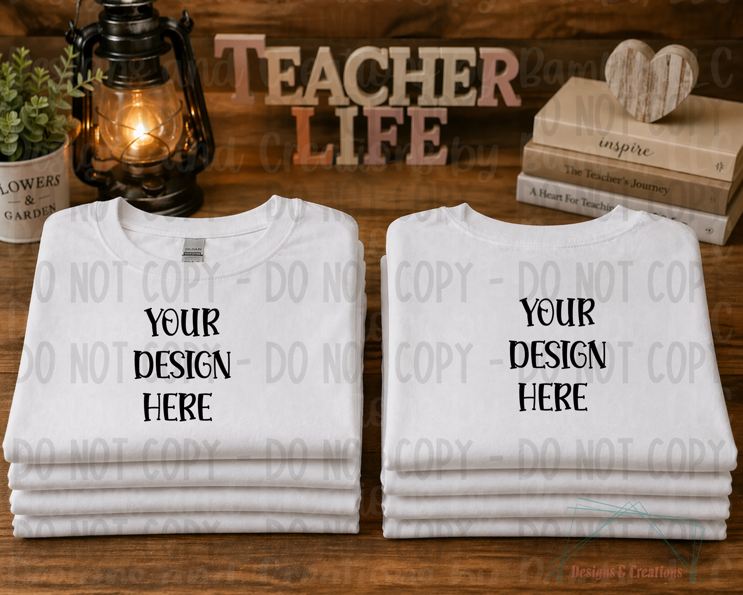 Teacher Life Gildan Apparel Mock Ups