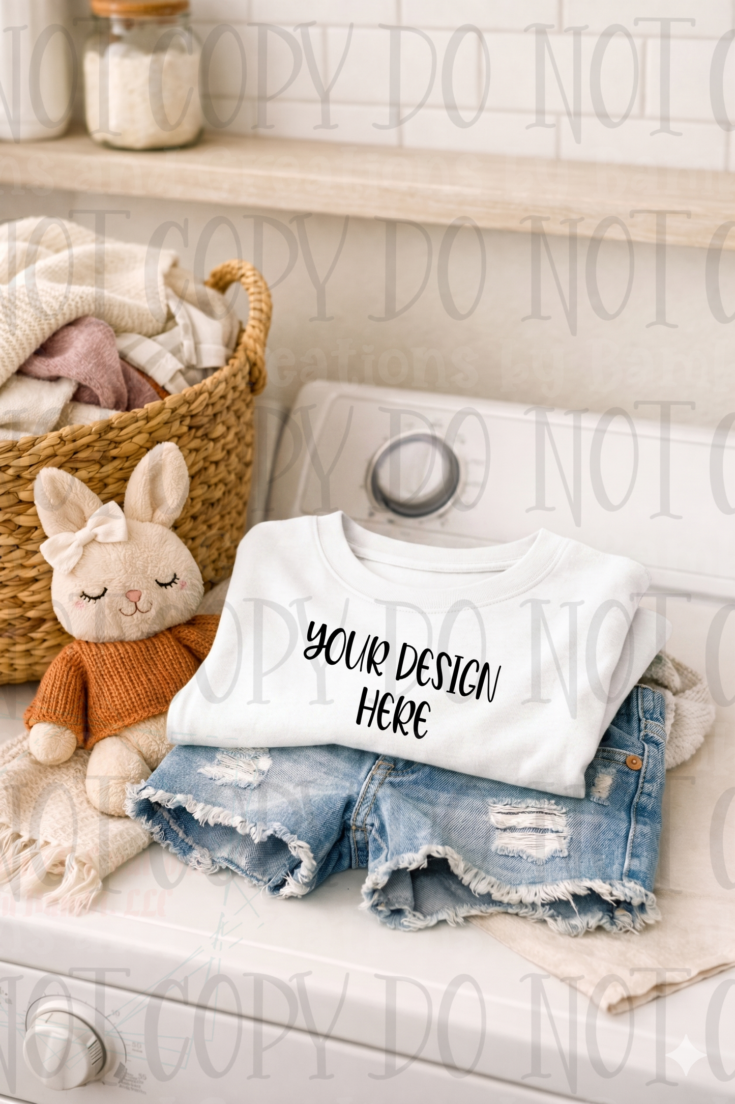 Little Girl Boutique Style Apparel Mock Ups (Gildan Brand)