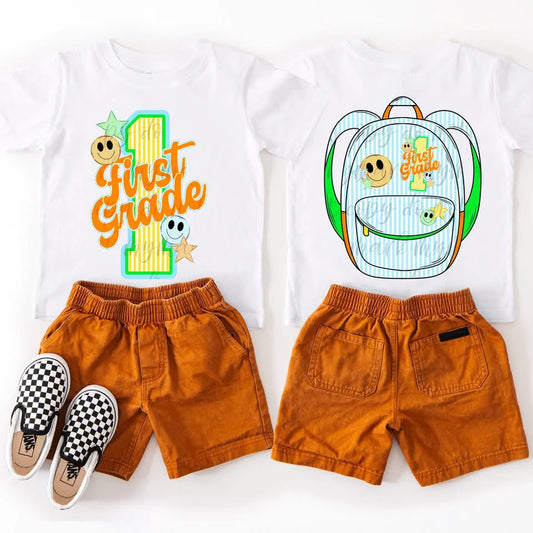 Seersucker Back To Schoo (Front/Back) Collection (Boy)