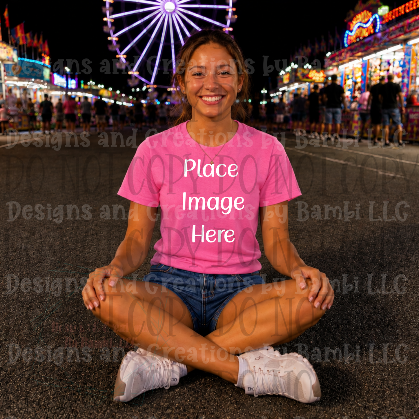 State Fair and Amusement Park Themed Apparel Mock Ups (Variety of Brands)
