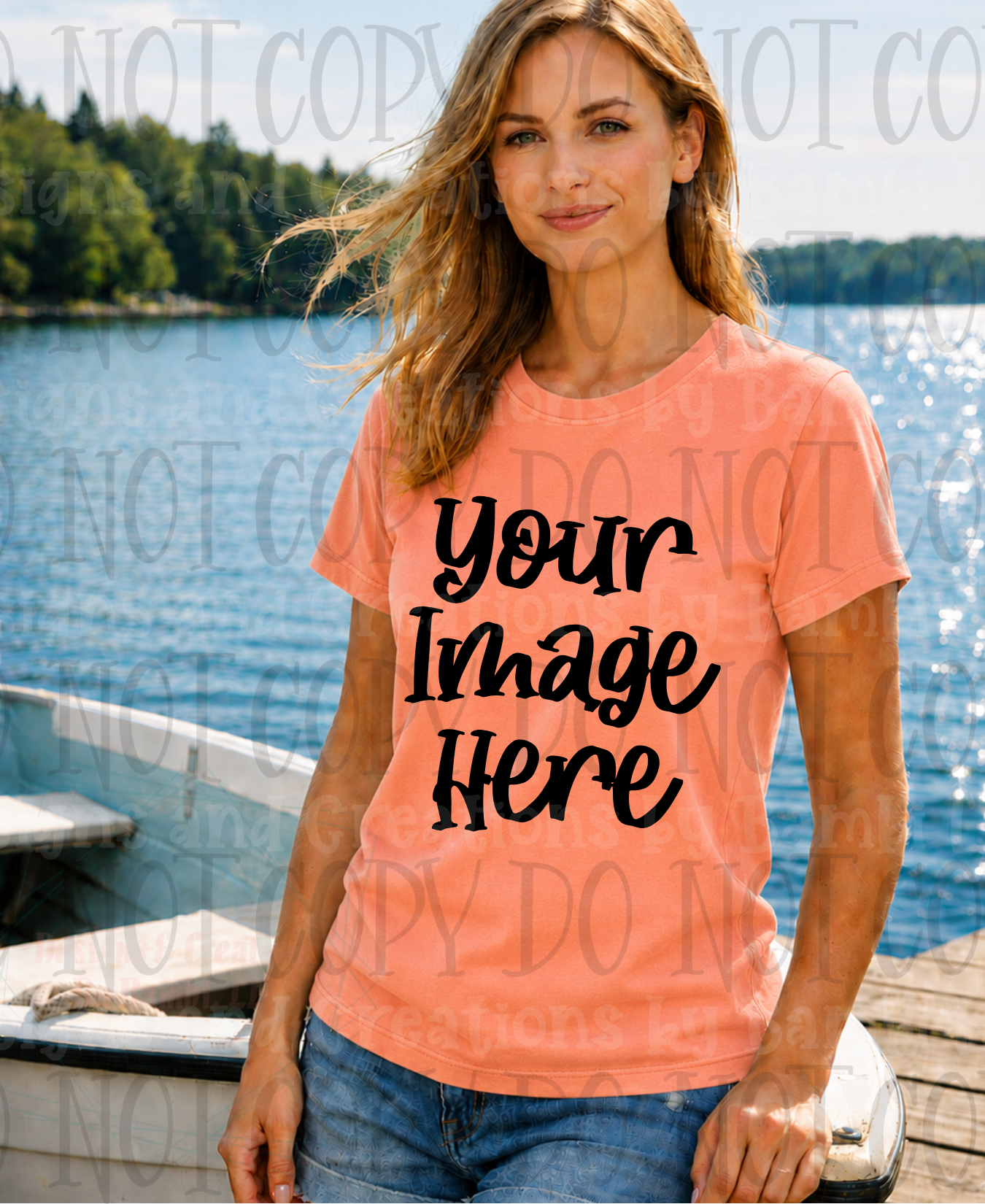 Summer Beach-Lake Apparel Mock Ups (Various Brands)