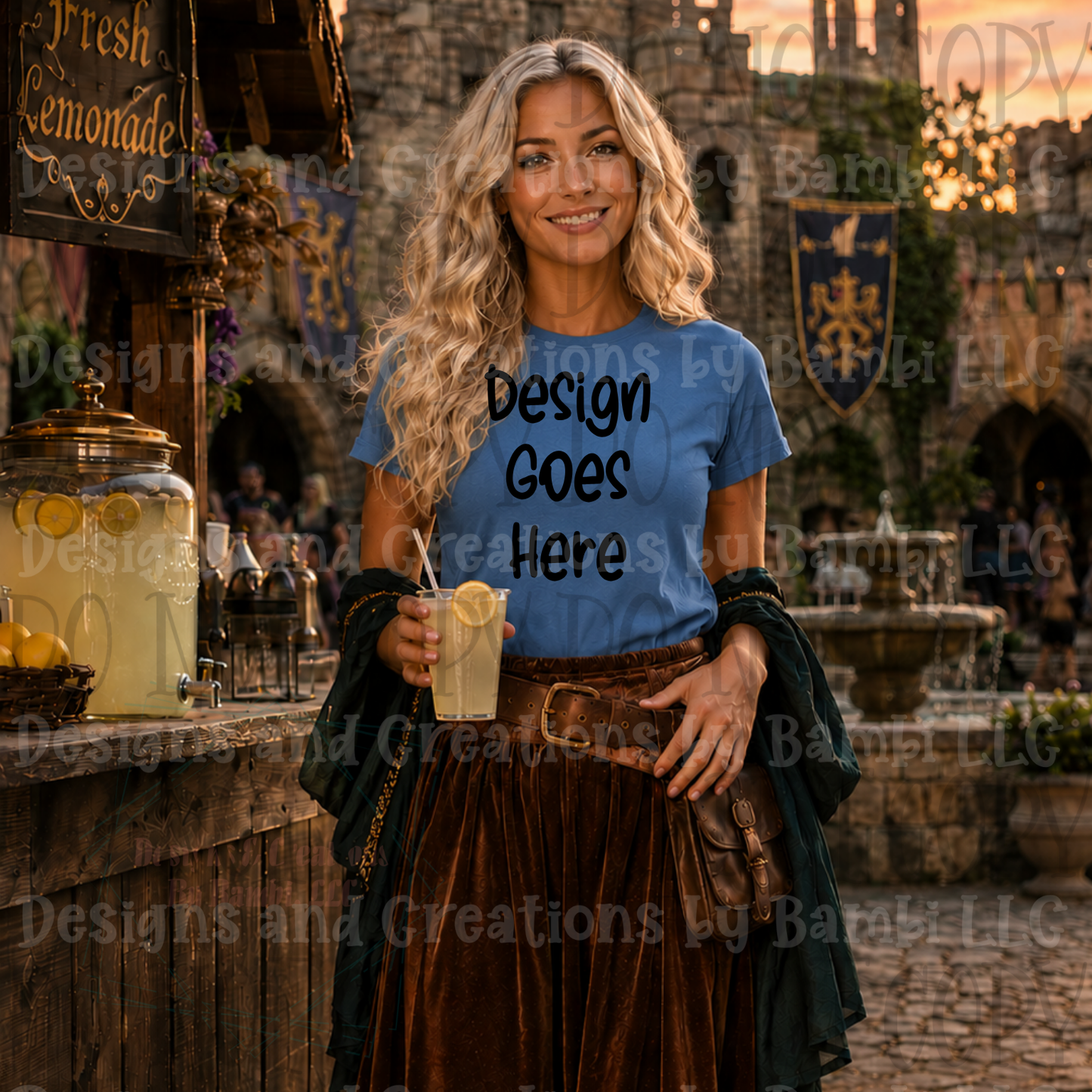Renaissance Scene Apparel Mock Ups (Gildan Brand Only)