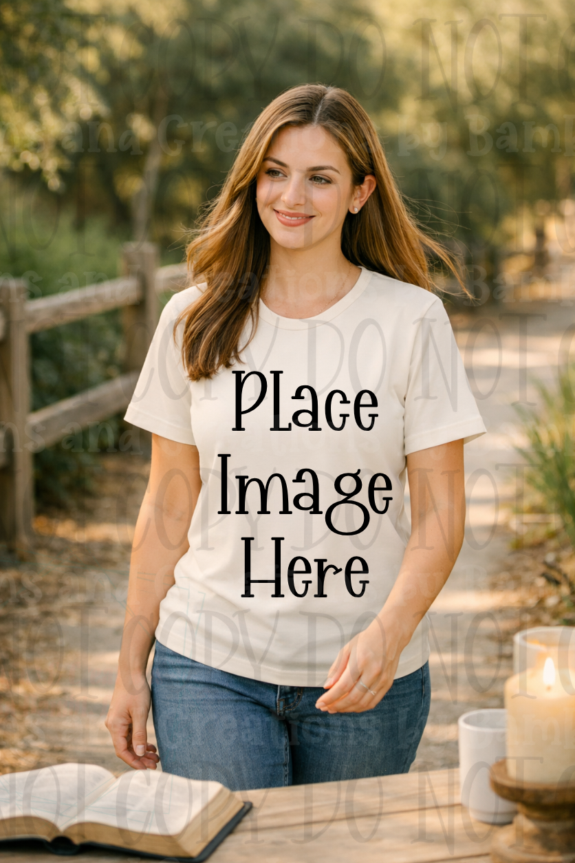 Faith Based Western Style Apparel Mock Ups (Gildan Brand)