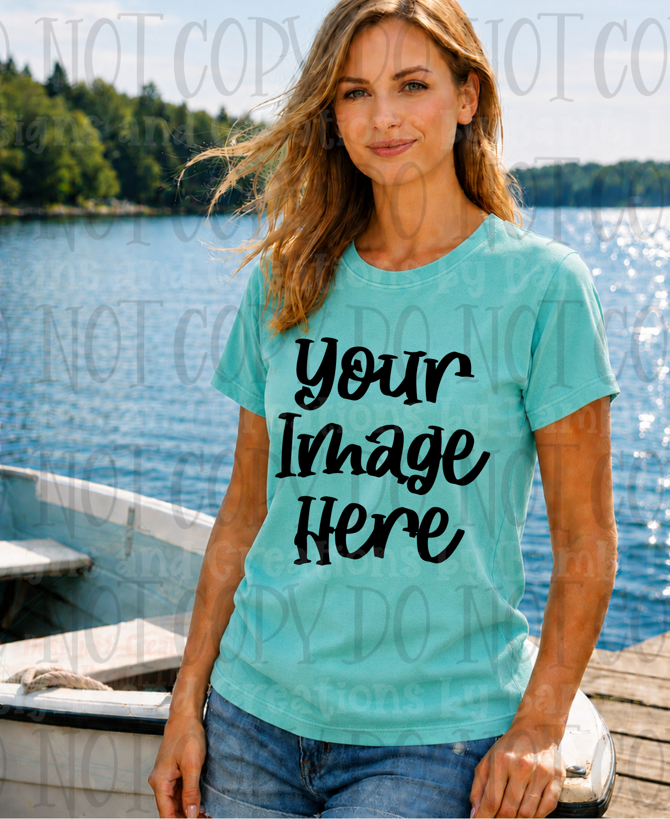 Summer Beach-Lake Apparel Mock Ups (Various Brands)