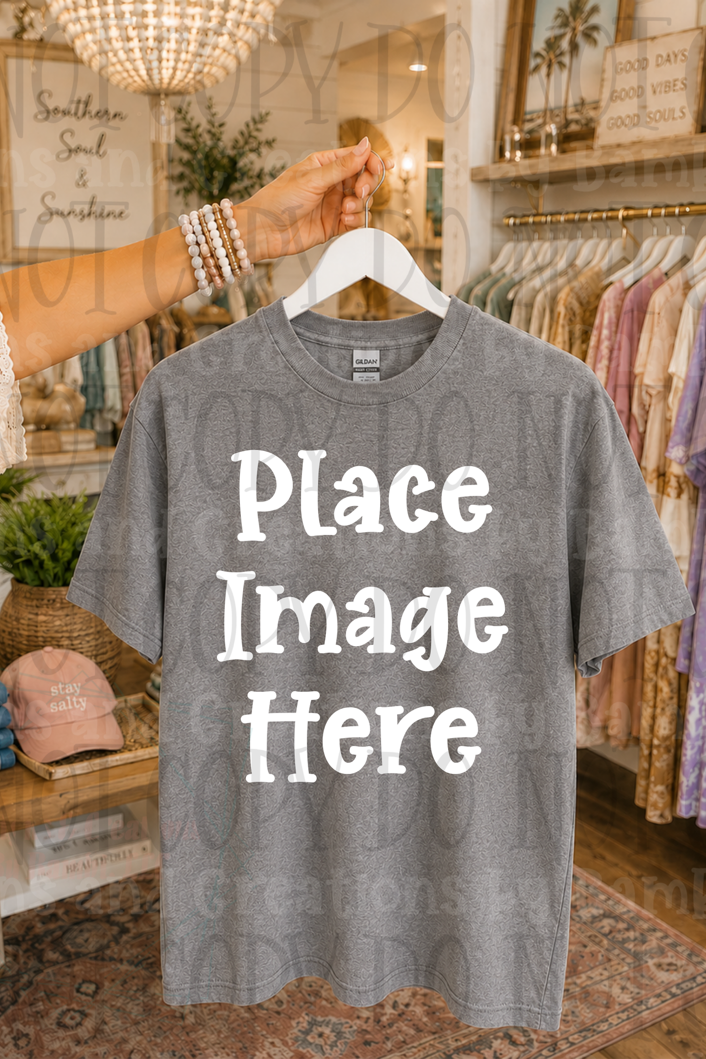 Variety of Boutique Style Shop Adult and Children Apparel Mock Ups (Various Brands)