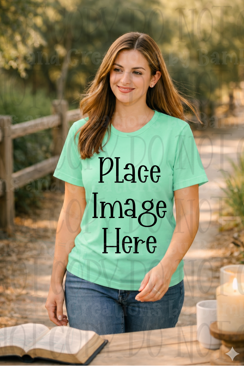 Faith Based Western Style Apparel Mock Ups (Gildan Brand)