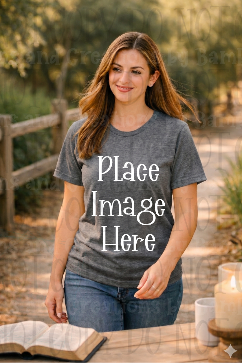 Faith Based Western Style Apparel Mock Ups (Gildan Brand)