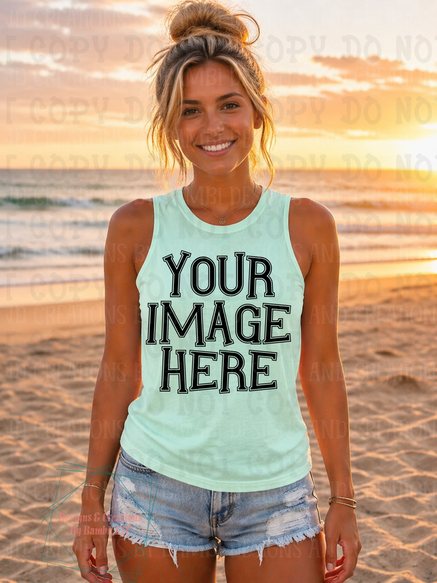Beach-Cruise Gildan Apparel Mock Ups