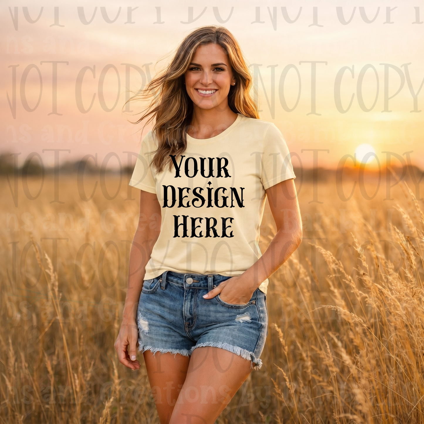 Western Mama in Fields Apparel Mock Ups (Bella Canvas, Comfort Colors, and Gildan Brands)